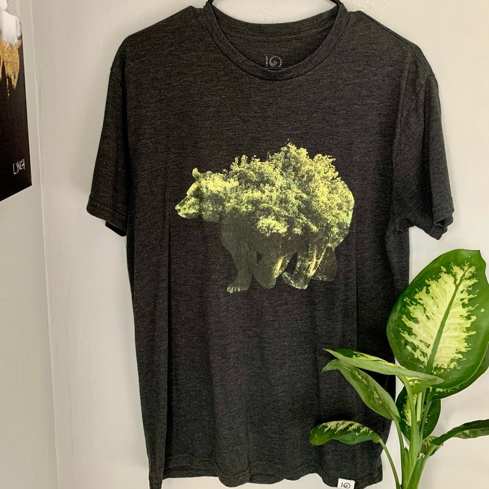 Tentree Graphic Gray T-shirt, Medium, Buckle Brand